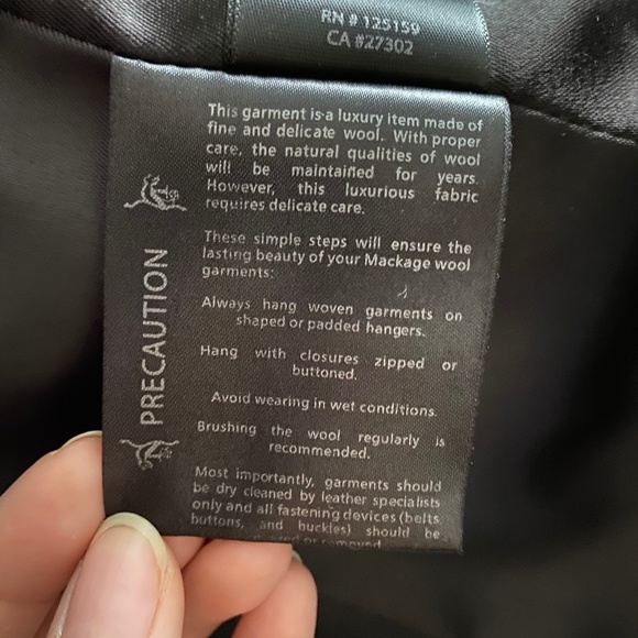 Black Mackage Peacoat - Picture 14 of 14